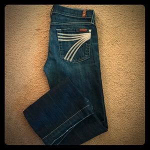 7 For All Mankind Dojo womens flare jeans